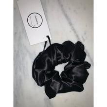 Load image into Gallery viewer, Black Large Scrunchie
